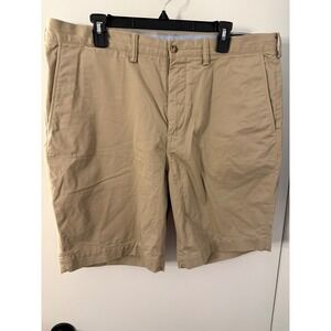 Polo Ralph Lauren Mens Stretch Classic Fit Chino Shorts Khaki Tan Size 38